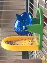 1 Uds juguetes pájaros mascotas Piel de tigre Xuanfeng comida desarrollo de la inteligencia divertido formación perdiendo apoyos para alimento Juguetes