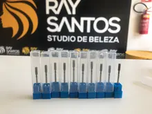 Fresas de diamante para manicura, accesorios de herramientas de pulido de Gel, 1 Uds.