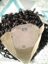 Peluca brasileña de ondas profundas prearrancada, peluca con malla frontal y pelo de bebé, 13x4, para mujeres negras