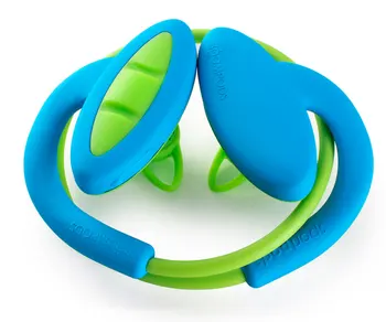 

BOOMPODS SPORTPODS 2 BLUE AND GREEN SPORTS HEADPHONES WIRELESS STEREO
