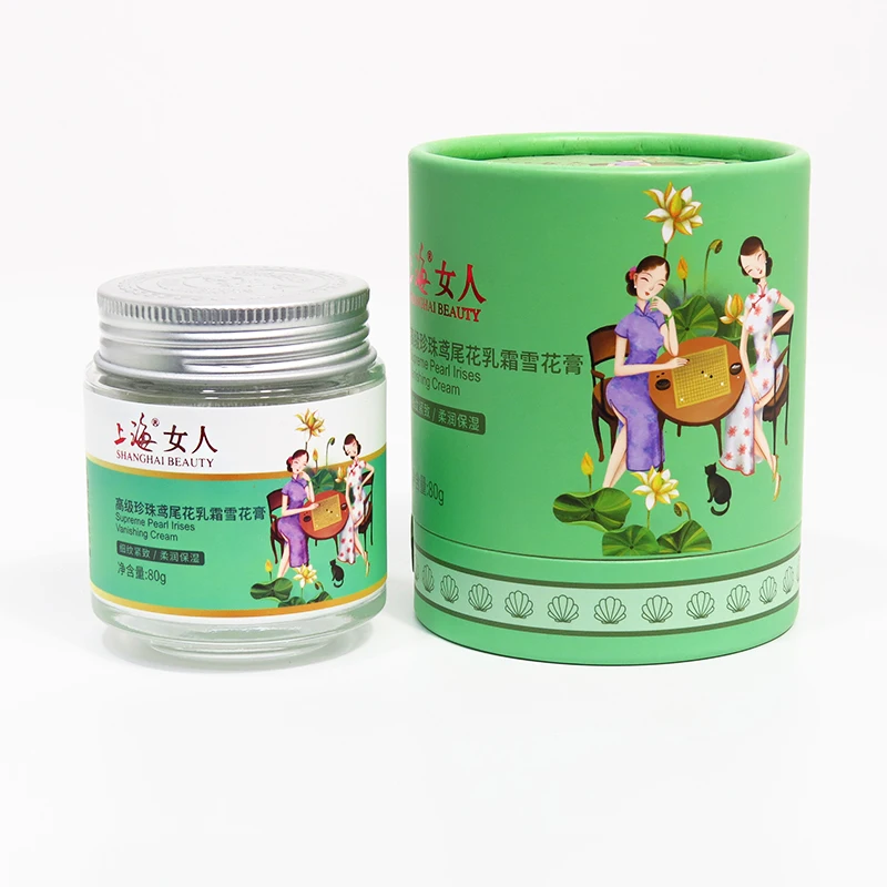 

Shanghai Beauty Supreme Pearl Irises Vanishing Cream Effectively Hydrate Firm Repair Revitalize The Skin Reduce Fine Lines