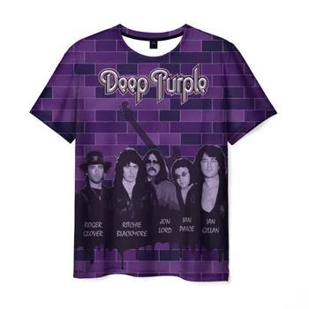 

Men's T-shirt 3D Deep Purple