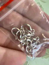 10 unids/lote S925 pendiente de plata esterlina ganchos colgantes hipoalergénico estilo francés pendiente de alambre para la fabricación de la joyería DIY resultados