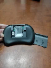 Air-Mouse Touchpad Tv-Box Remote-Control Russian Backlit I8 Mini Wireless-Keyboard Android