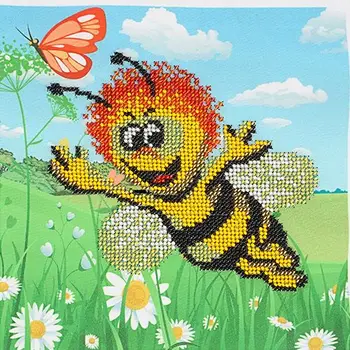 

B-0105 bead embroidery set 'бисеринка' 'Merry Bee ', 17,5*18 cm
