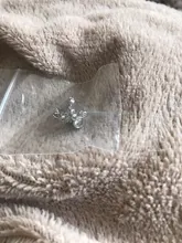 925 de plata esterlina de la joyería de las mujeres de cristal animales de dibujos animados pendientes para niñas de la escuela. Regalo de pendientes de plata y circonita para niña eh1415