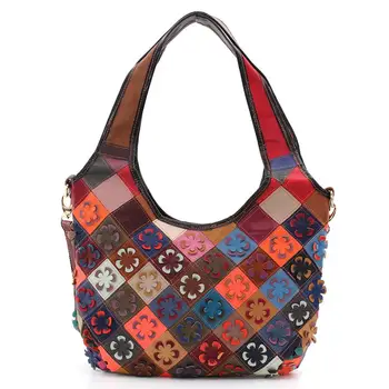 

Handbags Multicolored Leather handbag Large Casual