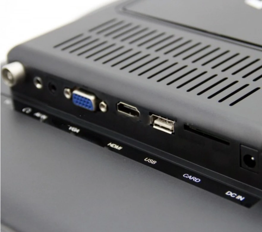 Портативный цифровой телевизор с DVD плеером 16" Eplutus EP-1608T(Черный