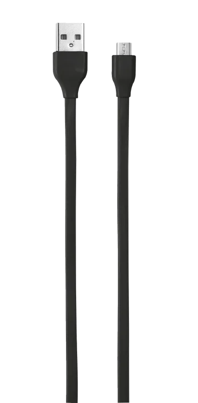 Кабель 20135 Trust MICRO-USB 1м плоский чёрный