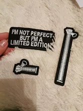 And Badges Alphabet Patches Clothing Stickers Embroidery Letters Appliques Iron-On White