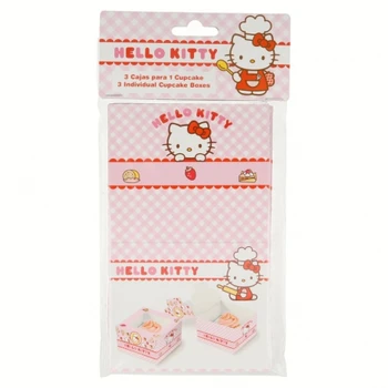 

SET 3 boxes for 1 CUPCAKE HELLO KITTY in BAKERY bag