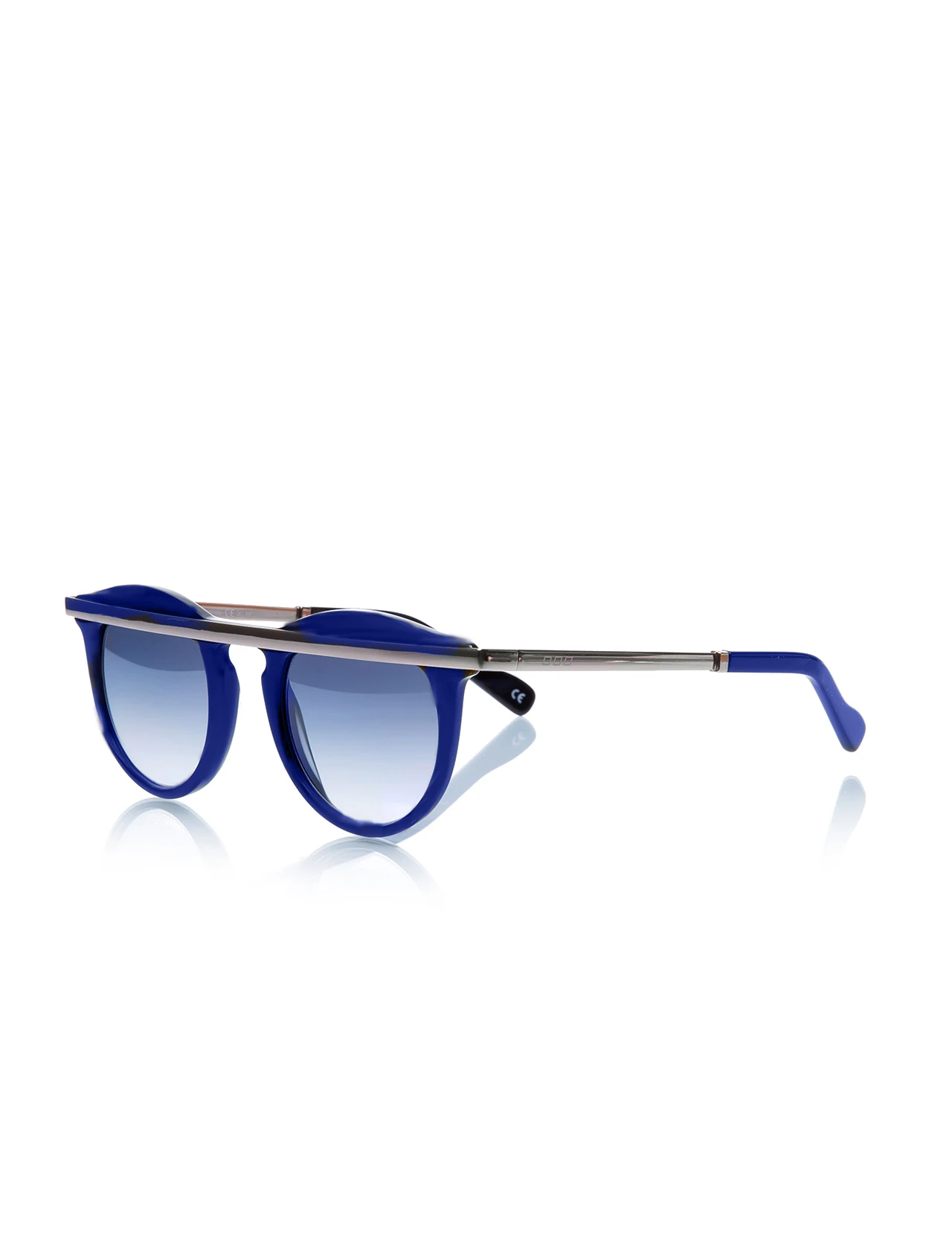 

Unisex sunglasses nl 30043 a3062 2ak bone navy blue organic round round 47-23-140 no logo