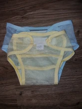 3 uds. De Pañales lavables para bebé, pañal transpirable de verano para recién nacido, de algodón, reutilizables, de bolsillo de malla