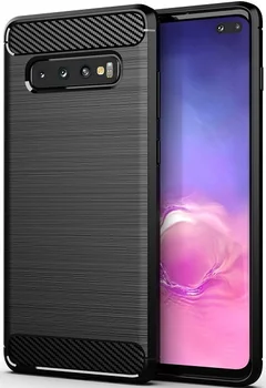 

Case Samsung Galaxy S10 plus color Black (Black), carbon series, caseport