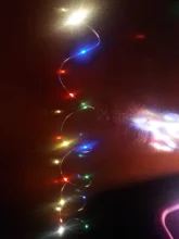 LED Garland Curtain Battery Fairy-Lights Window The on USB Christmas 3MX3M