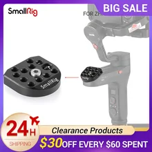 

SmallRig Quick Release Mini Plate With 3/8 and 1/4 -20 Threaded Holes for Zhiyun Weebill LAB Gimbal Mounting Plate - 2275