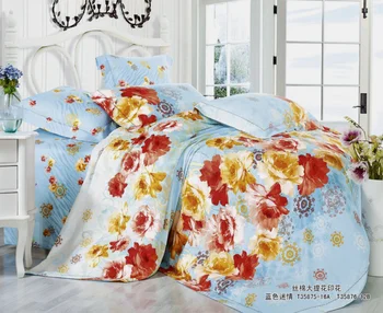 

Комплект постельного белья из 100% хлопка, ткань Сатин-Жаккард с реактивной печатью, бренд СайлиД