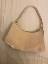 Bolso de mano pequeño de piel sintética con estampado de cocodrilo para mujer, bolso de hombro femenino, a la moda, informal, Retro