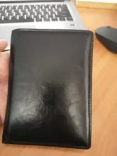 Organizer Wallet Case Cover-Holder Id-Card Travel Passport Black-Color THINKTHENDO Genuine-Leather