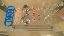 Distillation Column Bubble-Plates Moonshine Copper with 5-Section for . 3-