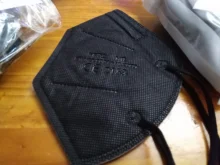 10-100 Uds ffp2mask KN95 máscaras 5 capas cara boca máscaras reutilizable Filtro de protección KN95 respirador fpp2mask CE negro Mascarillas