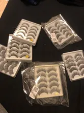 Pestañas postizas suaves 3D, pestañas largas y gruesas finas tupidas, hechas a mano, suaves, maquillaje para pestañas, herramientas de extensión, 5 pares