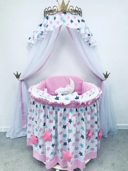 

Комплект в круглую/овальную кроватку "Мишка на луне" Комплекты в круглую/овальную кроватку