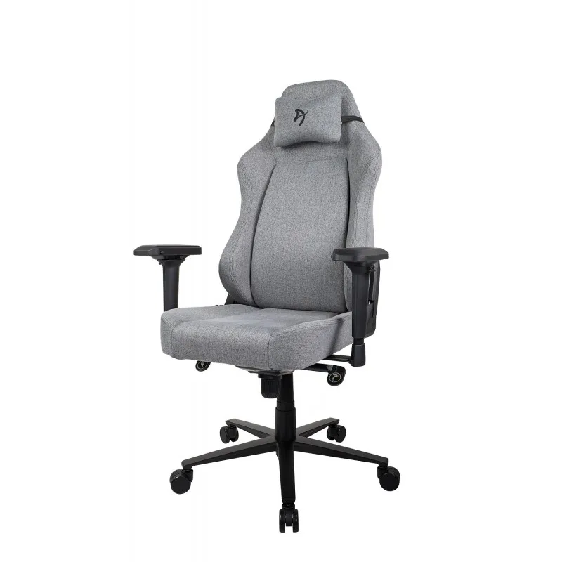 Computer chair (for gamers) arozzi Primo woven fabric-Grey-black logo |