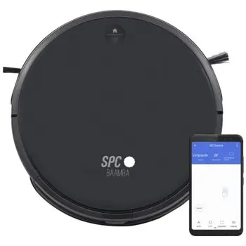 

Robot vacuum cleaner spc baamba - 5 cleaning modes-tank dirt 0.5l-water tank 150ml-hepa filter-battery