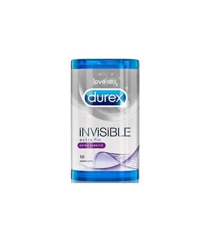 

Durex Invisible Extra fine Extra lubricated Prese