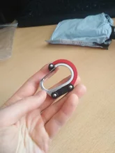 Mosquetón de mochila de anillo en D, Clip de engranaje, gancho giratorio para acampar al aire libre, gancho de aleación de aluminio con hebilla de rotación