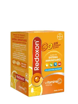 

Redoxon c go orange flavor 30 chewable tablets reinforces the immune system.