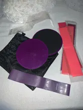 Discos deslizantes para hacer ejercicio con banda de resistencia, discos de entrenamiento Fitness, Yoga, hogar, equipo expansor de HipTrainer elástico, 2 uds.