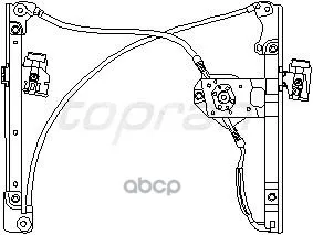 Стеклоподъемник Vw Golf Iii/Vento Пер.Лев. Topran 103099755 topran арт. 103099755