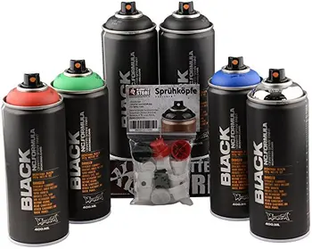 

Montana-spray bottle set (6x400 ml, includes design cap)