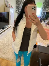 2019 Otoño Invierno mujeres chaleco mandarín collar sin mangas abrigo corto mujeres chaqueta chaleco femenino de talla grande chalecos para mujer