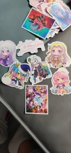 10/30/50 unids/pack vida NO juego japonés pegatinas de anime para monopatín casco regalo bicicleta ordenador portátil coche juguete de los niños