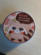 Mascarilla de Ojos de rosa que elimina las líneas finas, parches de hinchazón, mascarilla hidratante de ojos, máscara de Gel de colágeno de cristal