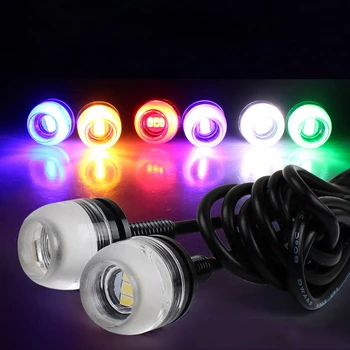 

1PCS 12V Motorcycle Car 5630 LED Eagle Eye Concave Mirror Light DRL Tail Lamp