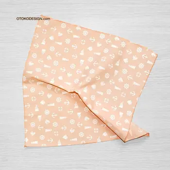 

Pocket Square in jacket pocket beige Navy (51823)