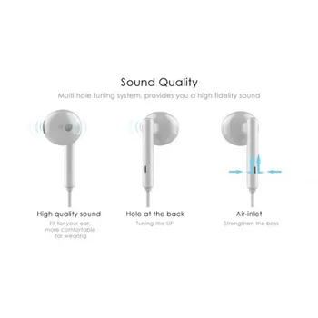 

Auriculares Manos Libres Original Huawei AM-115, Blanco, Bulk