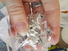 200 unids / lote, cierres de cala, tapas de extremo de cordón, cinta de cuerda, Clip de cuero, punta, conectores de cuentas de engarzado para bricolaje, suministros para hacer joyas