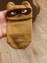 Calcetines de lana Coral antideslizante para bebé, calcetines cálidos y gruesos para recién nacidos, para interior