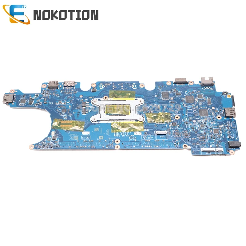low cost NOKOTION CN-0T78NH 0T78NH T78NH ADM60 LA-C621P For Dell Latitude E5270 Laptop Motherboard SR2F1 I7-