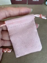 Bolso de diseño de logotipo bolsos con cordones personalizados, embalaje de joyería, elegante, para recuerdo de boda, color rosa, franela, cosméticos, 100