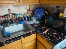 Self-Adhesive Wallpaper Vinyl-Film Kitchen Cupboard Marble Bedroom Oil-Proof Home Improvement