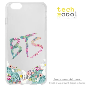 

FunnyTech®Silicone stand case for IPhone 6 Plus/6 S Plus music band BTS fund vers.1