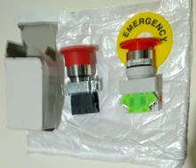 Switch AC Mushroom-Cap Lift-Elevator Self-Lock Push-Button Emergency-Stop Latching 1NC