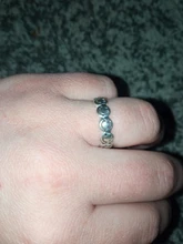 Anillos abiertos con cara feliz sonriente para mujer, anillos abiertos ajustables apilables de enlace, joyería trenzada, Color plateado antiguo Punk, A835