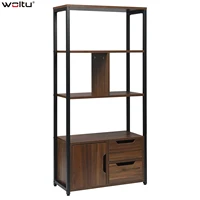 WOLTU Book Shelves Display Storage Rack Standing Shelf 1